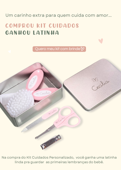 Promoção kit cuidados + ganhe latinha